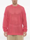 Ramael Openwork Crew-neck Sweater In Multi