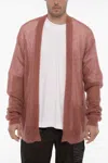 Ramael Openwork Mohair And Silk Vivienne Cardigan In Pink