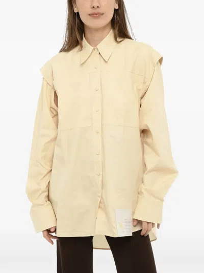 Ramael Patch-detail Shirt In Neutral