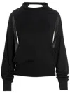 Ramael Cut Out Insert Top Sweater Sweaters And Cardigans Black In Black