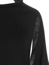 Ramael Cut Out Insert Top Sweater In Black