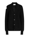 Ramael Woman Cardigan Black Size M Alpaca Wool, Wool In Black