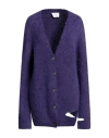 Ramael Woman Cardigan Mauve Size S Alpaca Wool, Wool, Polyamide, Elastane In Purple