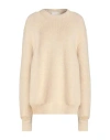 Ramael Woman Sweater Beige Size M Alpaca Wool, Wool In Beige