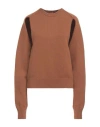 Ramael Woman Sweater Camel Size L Wool, Cashmere In Beige