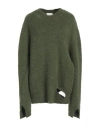 Ramael Woman Sweater Military Green Size M Alpaca Wool, Wool, Polyamide, Elastane In Green