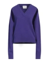 Ramael Woman Sweater Purple Size L Recycled Cashmere, Recycled Wool