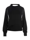 Ramael Cut Out Insert Top Sweater In Black