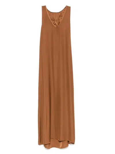 Rame Braided-strap Maxi Dress In ブラウン