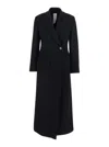 Rame Single-button Wrap Coat In Black