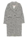 Rame Flap-pocket Single-button Coat In Gray
