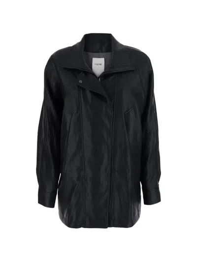 Rame Elasticated-waist Jacket In Black