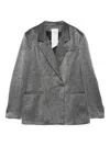 Rame Pocketed Single-button Jacket In Gray