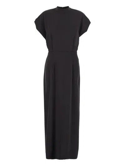 RAME OPEN-BACK MIDI DRESS