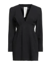Rame Ra. Me Woman Mini Dress Black Size 1 Polyester, Rayon, Elastane In Black