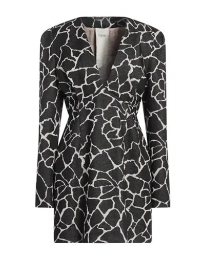 Rame Ra. Me Woman Mini Dress Black Size 2 Polyester, Viscose, Elastane