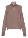 Rame Roll-neck Sweater In Animal Print