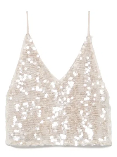 Rame Sequin-embellished Top