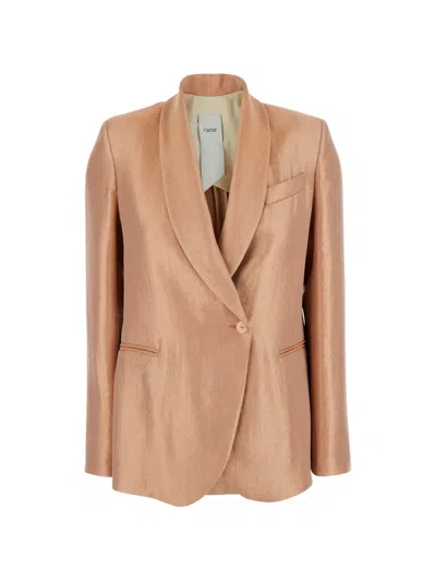 Rame Shawl-lapel Blazer In Pink