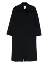 Rame Triangle-patch Coat In Blue