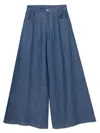 Rame Wide-leg Jeans In Blue