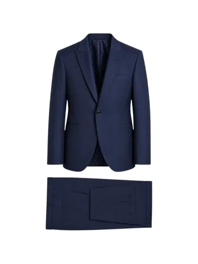 Ramon Sanjurjo Single-breasted Notched-lapel Suit In Blue