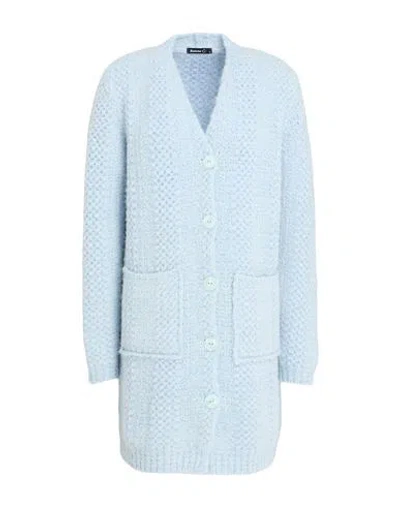 Ramona C. Woman Cardigan Sky Blue Size S Polyacrylic, Alpaca Wool, Merino Wool, Polyamide, Elastane