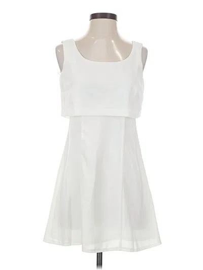 Pre-owned Rampage Casual Dress In White
