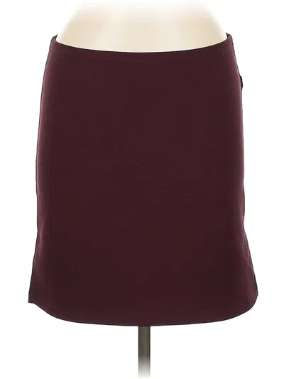 Pre-owned Rampage Casual Skirt In Burgundy