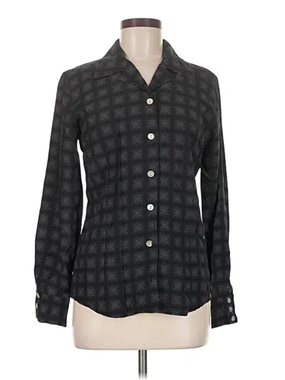 Pre-owned Rampage Long Sleeve Blouse In Black