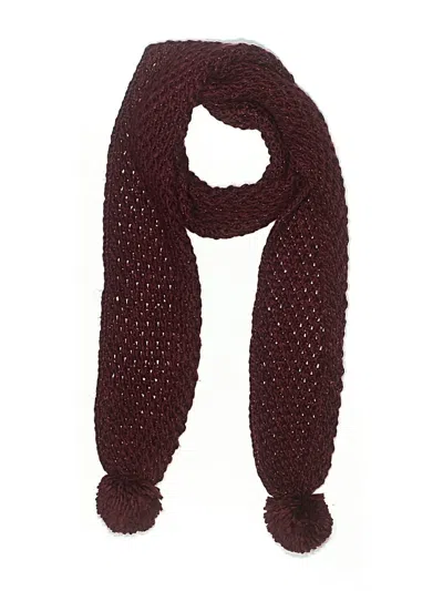 Pre-owned Rampage Scarf In Burgundy