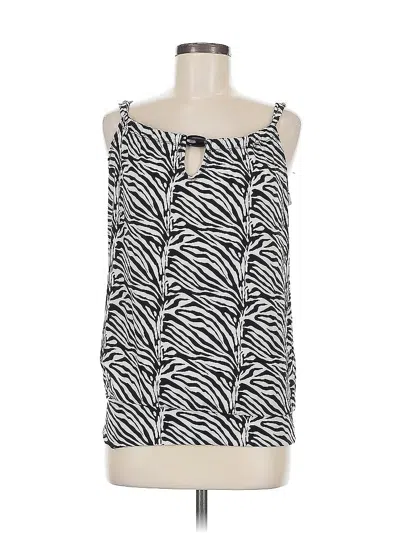 Pre-owned Rampage Sleeveless Blouse In White