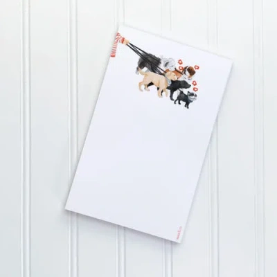 Ramus & Co Dogs Likes 5" X 8" Notepad (50 Heavyweight Tear-off Sheets) In Multi-pack