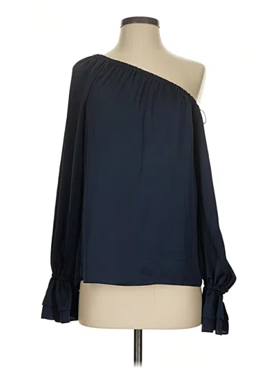 Pre-owned Ramy Brook 3/4 Sleeve Blouse In Blue
