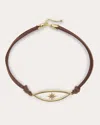 Ramy Brook Adale Suede Choker Necklace In Brown
