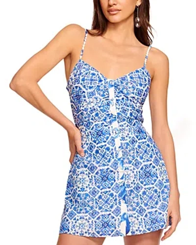 Ramy Brook Addie Dress In Spring Navy Positano