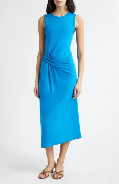 Ramy Brook Addison Sleeveless Midi Dress In Blue