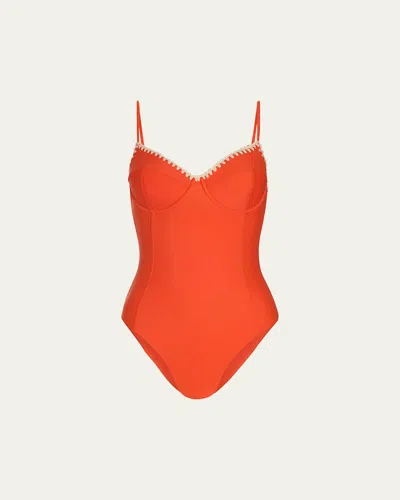 Ramy Brook Addisyn One-piece Swimsuit In Vivid Oran