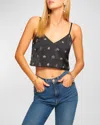 Ramy Brook Adelynn Embellished Tank Top In Black