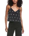 Ramy Brook Adelynn Embellished Tank Top In Black