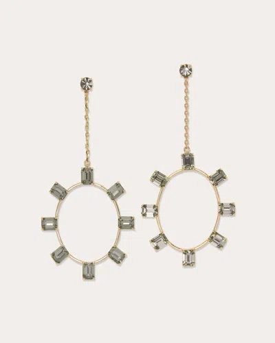 Ramy Brook Alanna Stone Drop Earrings Gold Graphite