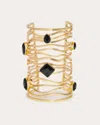 Ramy Brook Alena Stone Cuff Bracelet In Gray