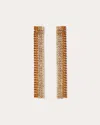Ramy Brook Alia Ombré Gemstone Earrings In Burgundy