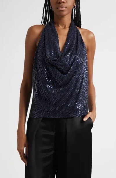 Ramy Brook Alice Sequin Halter Top In Multi