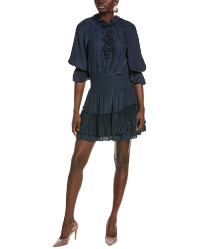 Ramy Brook Alison Mini Dress In Blue