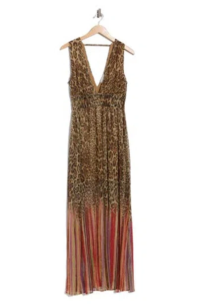 Ramy Brook Alvina Sleeveless Maxi Dress In Brown