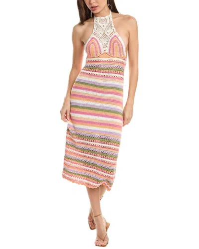 Ramy Brook Amal Midi Dress In Pink