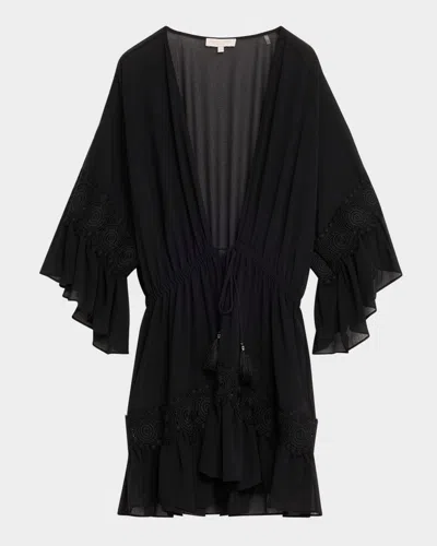 Ramy Brook Amalia Grommet-trim Sun Dress Coverup In Multi