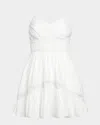 Ramy Brook Amara Cotton Poplin Embellished Mini Dress