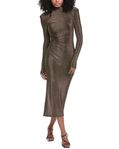 Ramy Brook Amarilys Midi Dress In Gold